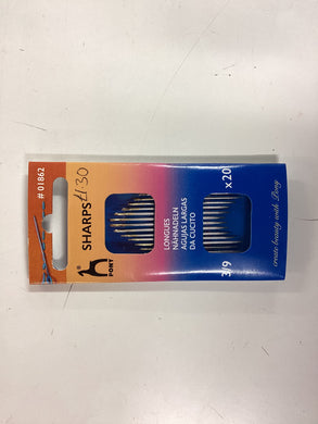 Sharps 3/9 Hand Needles