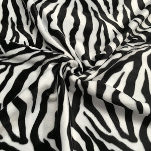 Velboa Animal Print Zebra