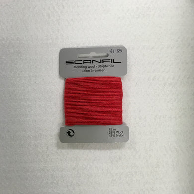 Red Mending Wool