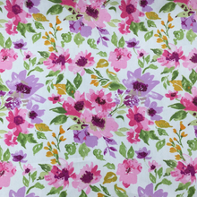 Load image into Gallery viewer, Pink/purple Gladiolus Cotton Poplin
