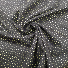 Load image into Gallery viewer, Navy Stars Cotton Poplin