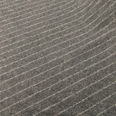 Charcoal Pinstripe Wool