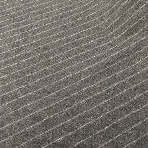 Charcoal Pinstripe Wool