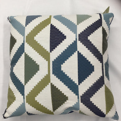 Blue Pingxi Abstract Cushion