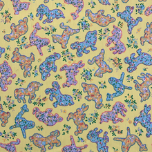 Load image into Gallery viewer, Yellow Magical Animal Cotton Poplin