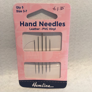 3/7 Leather-PVC Vinyl Hemline Hand Needles