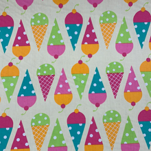 Load image into Gallery viewer, Yellow Ice Cream Cotton Poplin