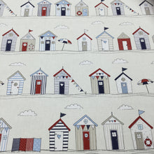 Load image into Gallery viewer, Beach Huts Blue PVC