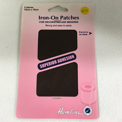 Brown Iron-on patches