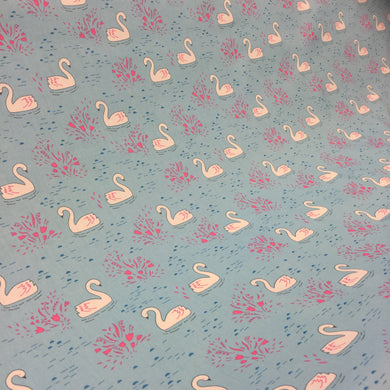 Blue Swan Cotton Poplin
