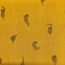 Load image into Gallery viewer, Ochre Tiger Viscose Print