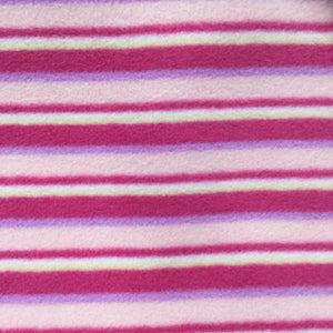 Pink Stripe Fleece