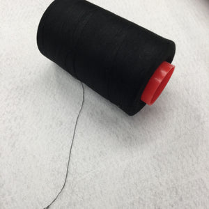 Black Polyester Thread Cone