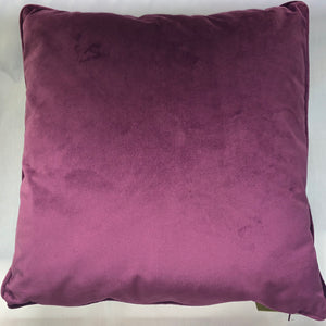 Purple Royal Floral Cushion