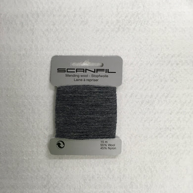Grey Mending Wool