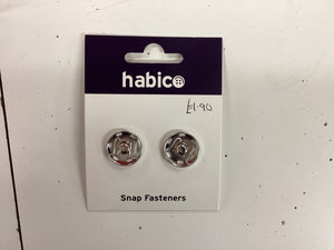 19mm Nickel Plated Snap Fasteners