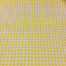 Load image into Gallery viewer, Yellow 1/8&quot; Checks Gingham