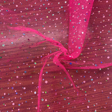 Load image into Gallery viewer, Flo Pink Sequin Net
