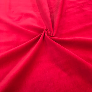 Red Cotton Velvet