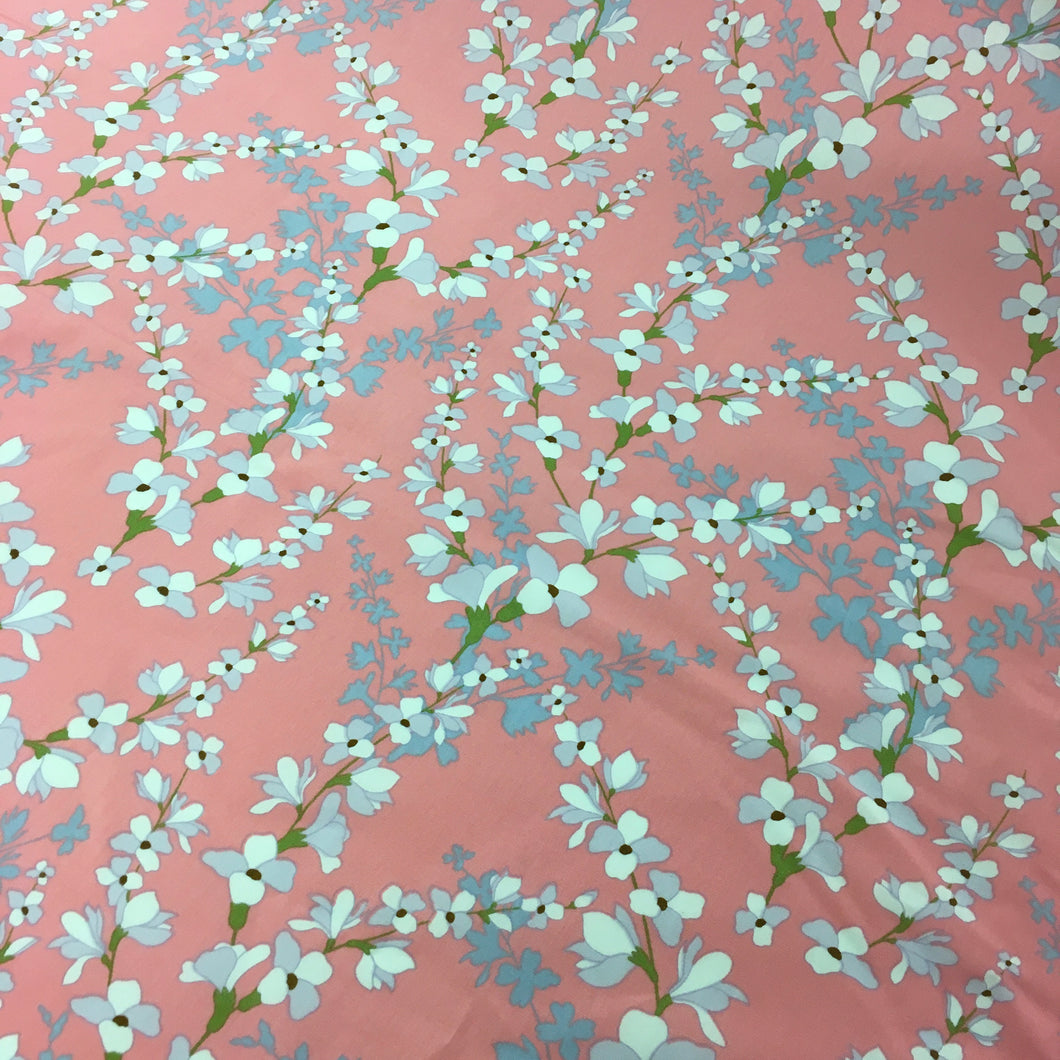 Blush Blossoms Poplin Print