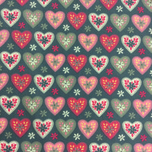Load image into Gallery viewer, Grey hearts Cotton