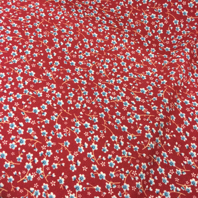 Sangria Floral Viscose Print
