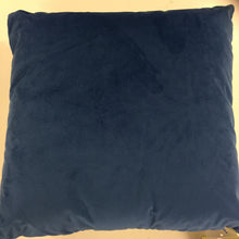 Load image into Gallery viewer, Flourish Leaf Blue Cushion