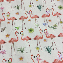 Load image into Gallery viewer, Flamingos Cotton Poplin