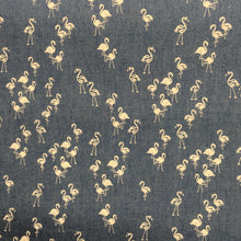 Load image into Gallery viewer, Denim Flamingo Print