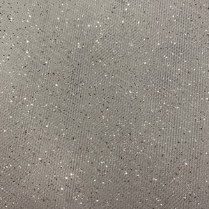 White Glitter Tulle