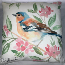 Load image into Gallery viewer, British Bird Chaffinch Cushion