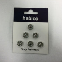 Load image into Gallery viewer, 12mm Nickel Plated Snap Fasteners