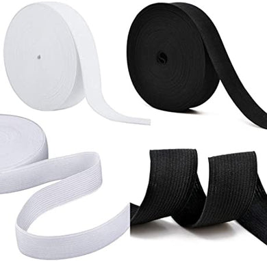 White Round 1mm Hat Elastic