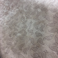 Load image into Gallery viewer, Beige Paisley Scuba Suede