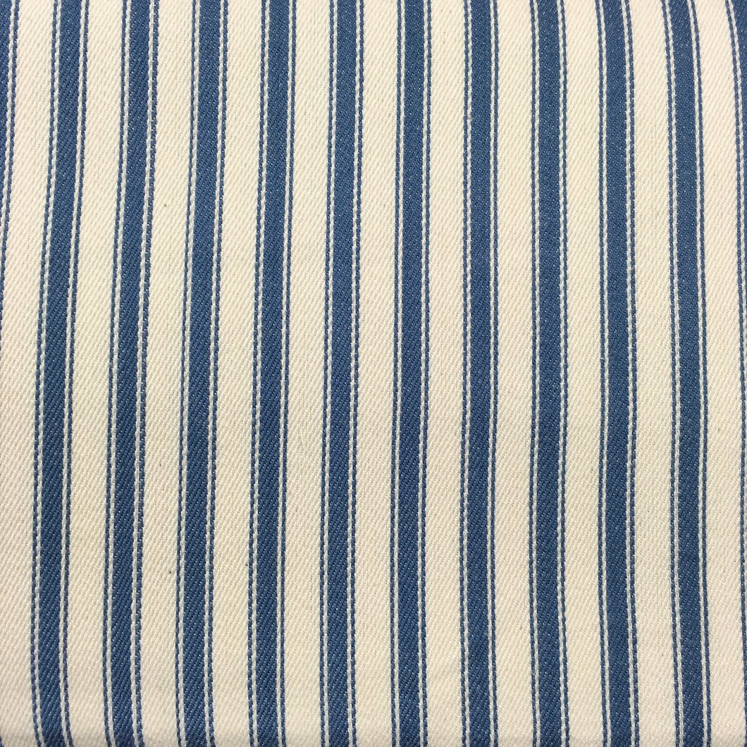Denim Canvas Ticking Stripes