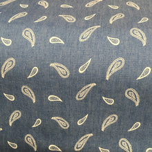 Load image into Gallery viewer, Light Denim Paisley Print