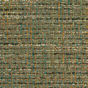 mixed cross stitched green thick curtain fabric