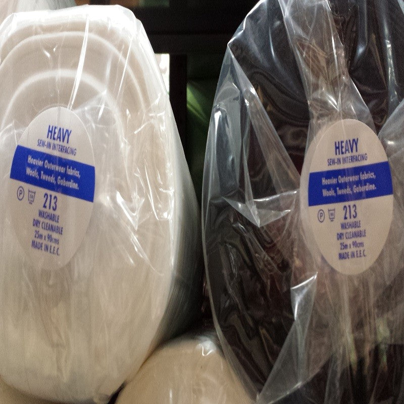 White Sew-in Interfacing Heavy V213